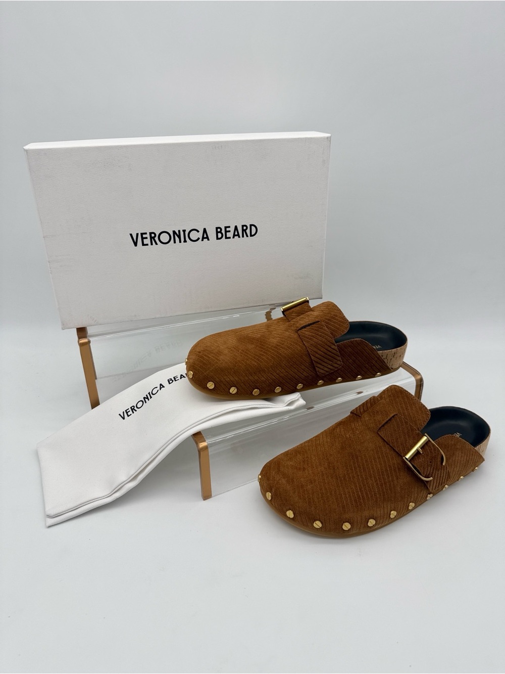 Veronica Beard Fern Clog Hazelwood Size 9
